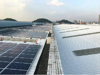 瓦面大面积接缝补漏 (1)