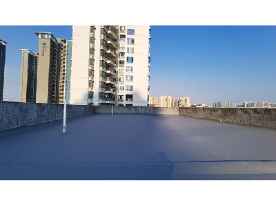 楼面大面积涂刷灰橡胶 (5)